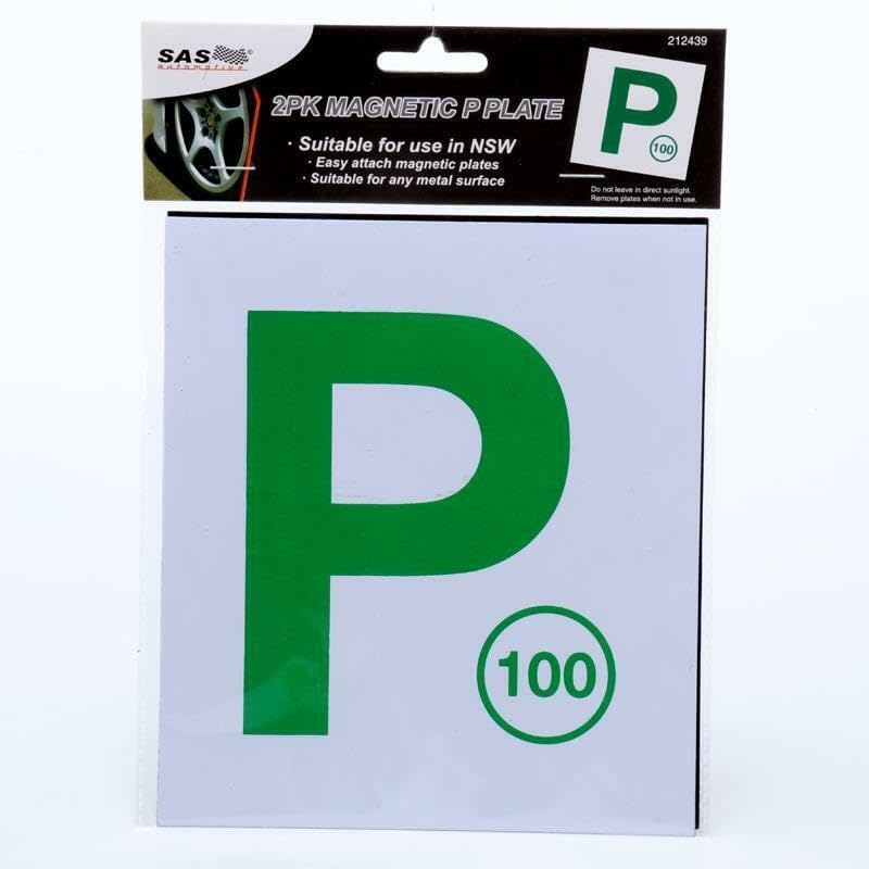 Tootoo 2Pcs Green P Plates Magnetic | Easy to Use (NSW Only) Handy Hardware image number 3