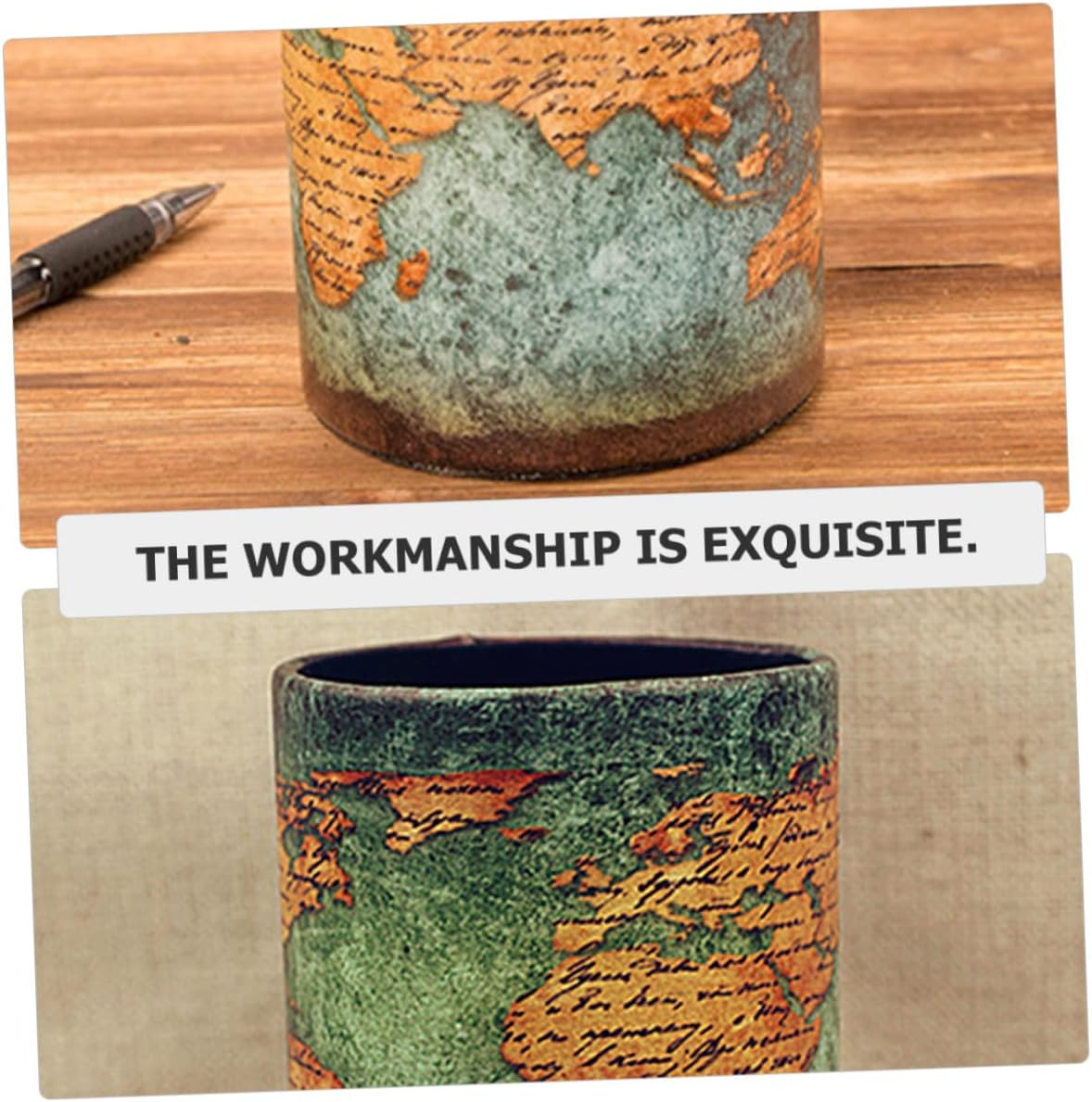 Veemoon Desk Pen Holder Pencil Holder Multipurpose Desktop Organizer Office Stationery Storage image number 3