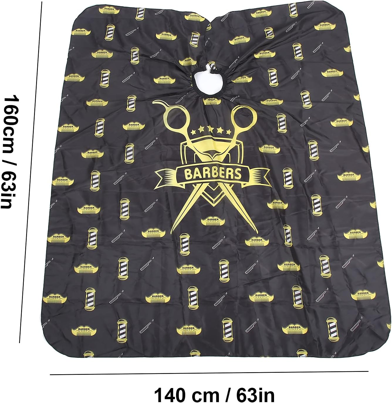 Salon Barber Cape Set,Salon Hairdressing Cape Professional Hairdresser Hair Cutting Gown Barber Shop Cape Hairdresser Hair Apron for Men Women Kids Hairdressing image number 3