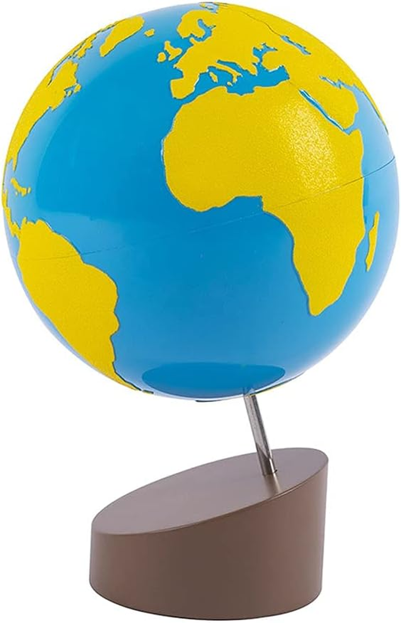 Kghios Montessori Globe of the Continents Science and Cultural Geography Materials Continental Globe and Sandpaper Globe Early Education Teaching Aids Toys image number 5