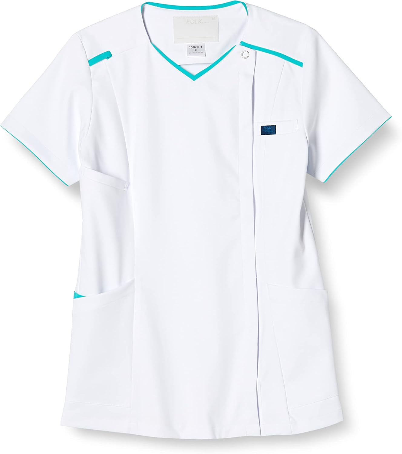 Zipscrub(ジップスクラブ) Zip Scrubs 1 7066SC Women'S Lab Coat Scrub, Medical Zip Scrub, Easy to Put on and Take Off image number 3