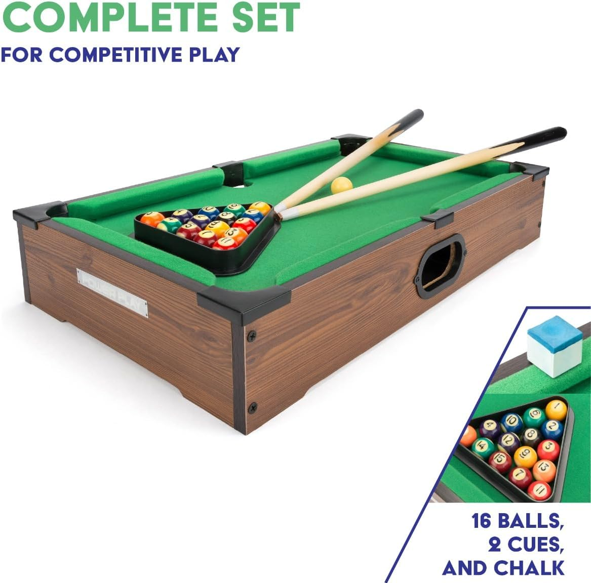 Power Play Table Top Pool Game, 20 Inch image number 6