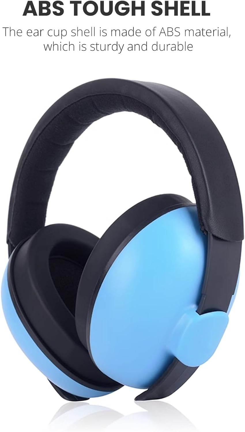 Kids Noise Reduction Ear Muffs, 21Db Hearing Protection for Toddlers & Children, Ideal for Concerts, Fireworks, Shooting &ndash; Blue image number 6
