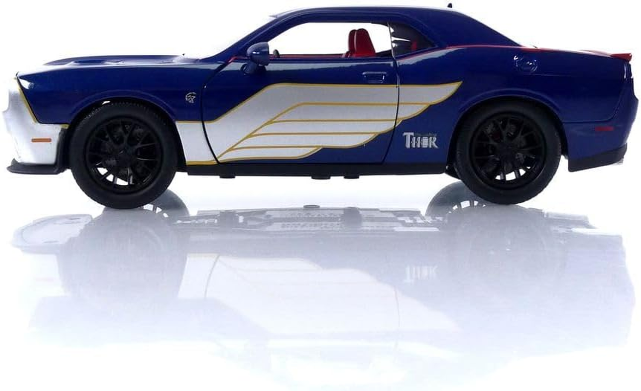 Jada Marvel 2015 Dodge SRT8 Hellcat 1:24 HR Vehicle Toy with Thor Figure image number 5
