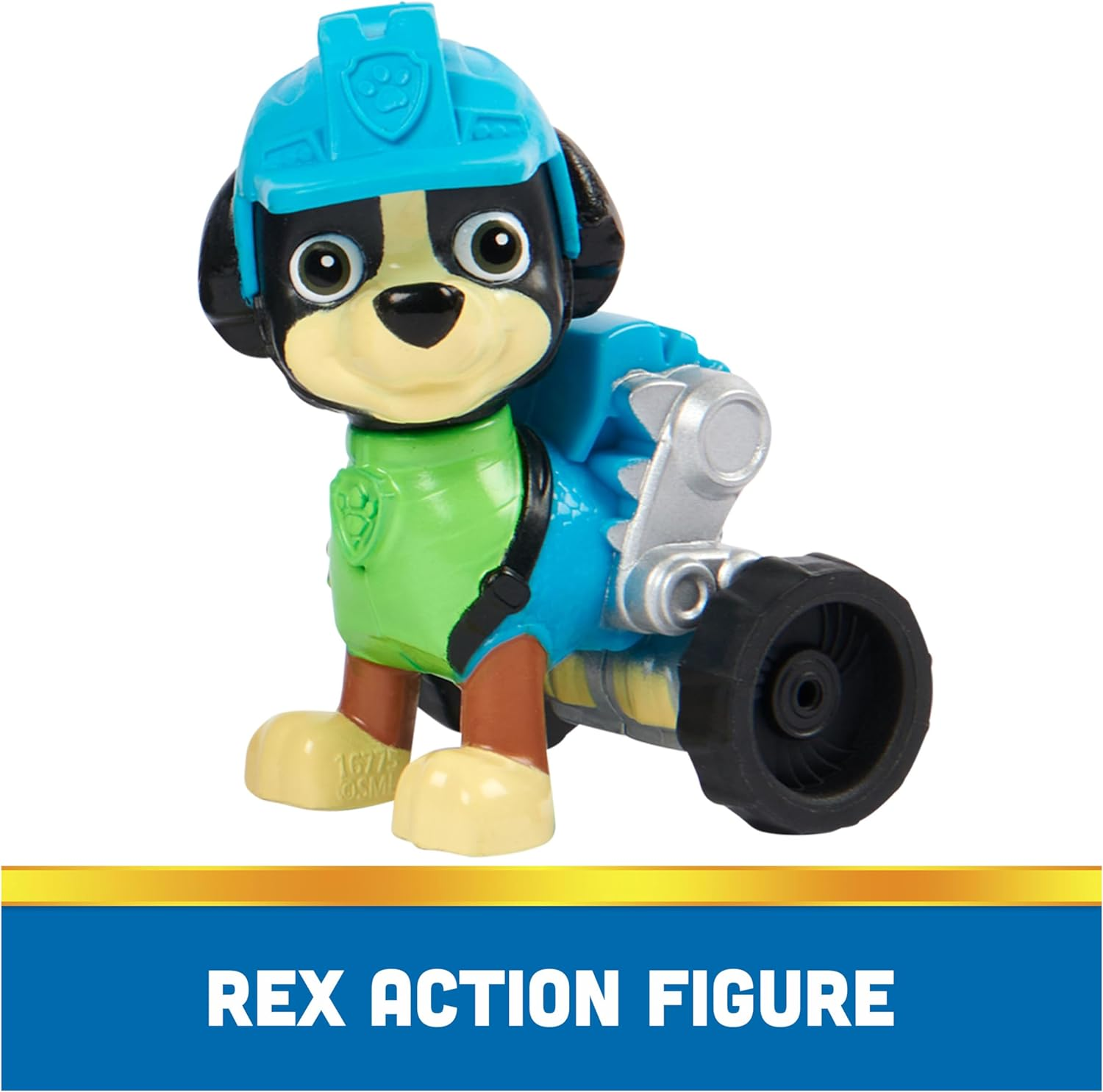 PAW Patrol, Rex&rsquo;S Dinosaur Rescue Vehicle, Toy Truck with Collectible Action Figure, Sustainably Minded Kids&rsquo; Toys for Boys & Girls Aged 3 and Up - Black image number 2