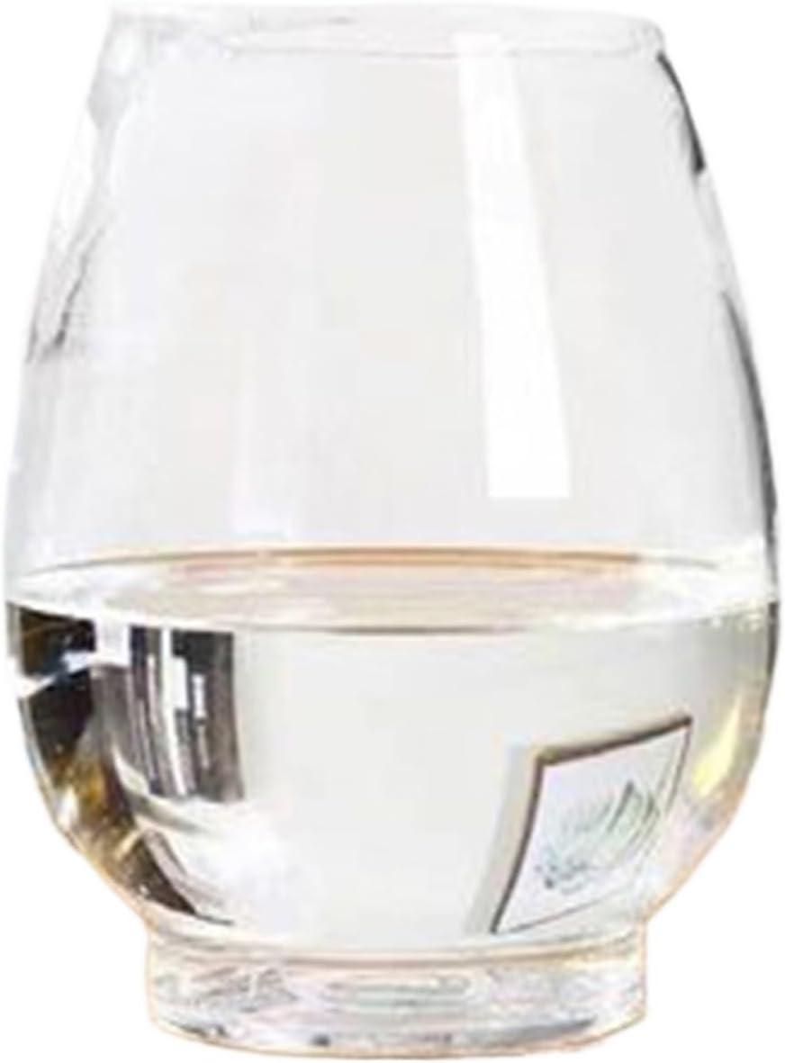 Aquariums Fish Tank Transparent Oval Small Fish Tank Glass Turtle Tank Ecological Tank Aquatic Plants Home Desktop Ornaments Fish Bowl (Size : Medium) image number 2