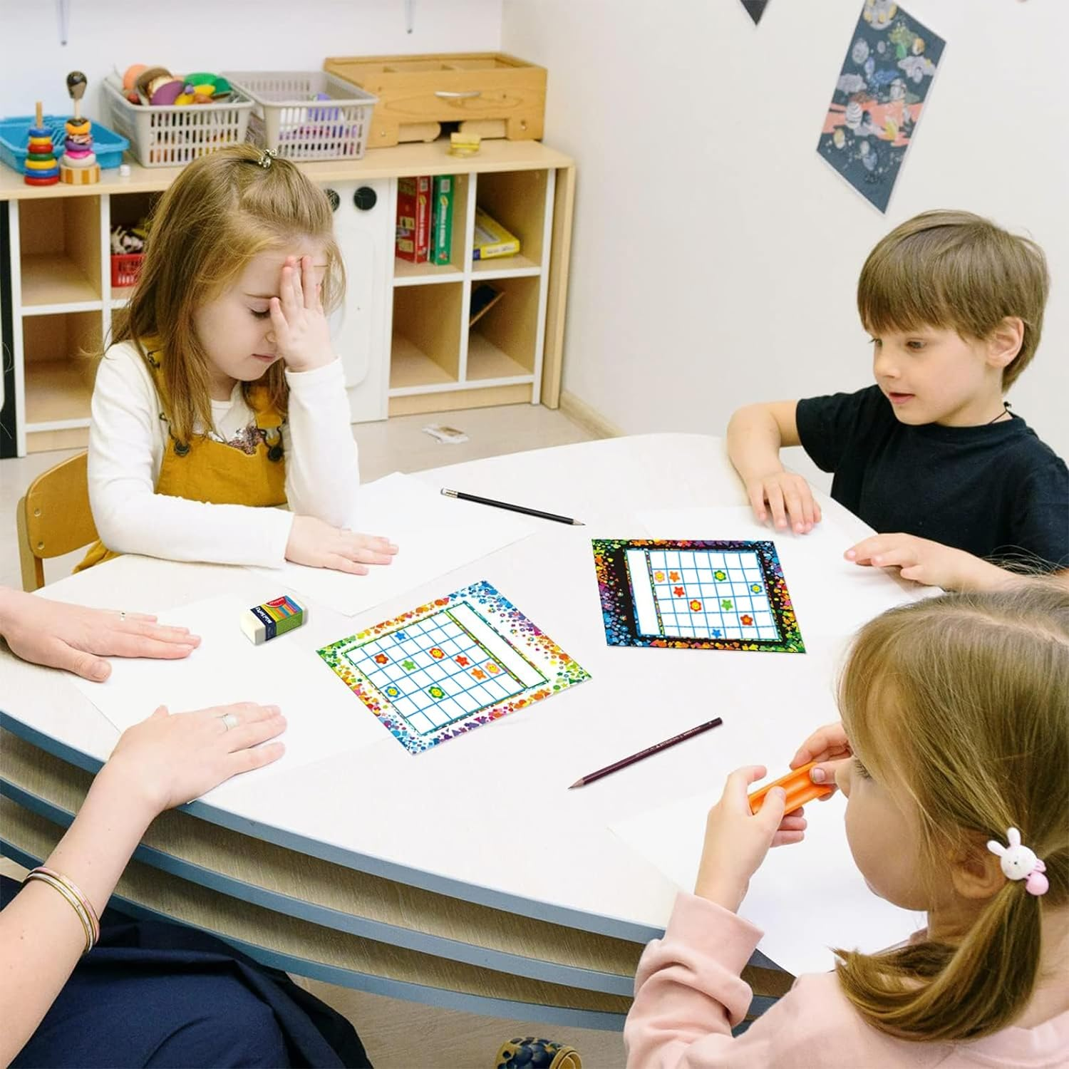 Incentive Reward Chart for Classroom Home Behavior for Kids Students, 2100 Pieces Star Stickers,Children Behavior,Kids Incentive Reward,Children'S Handmade Scrapbook Decoration. image number 3