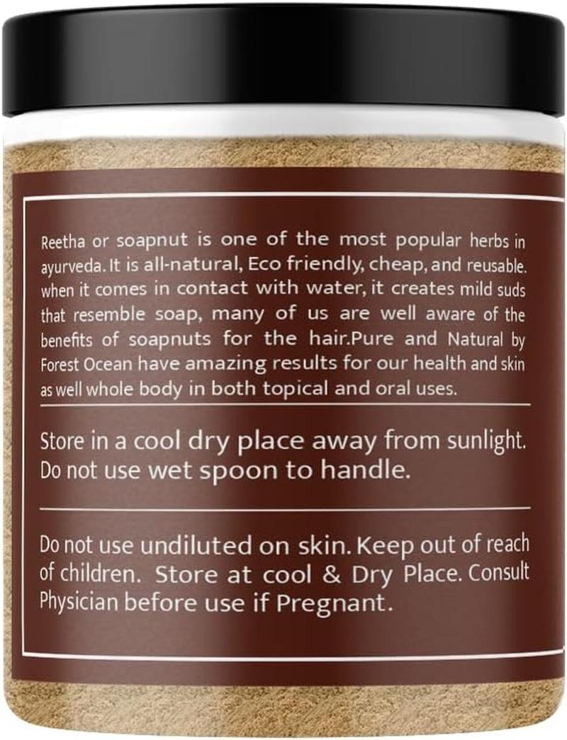 Oyl Natural Reetha Powder for Healthy Hair, Skin, Scalp Treatment & Hair Growth (100% Pure & Chemical Free) - (100) image number 3