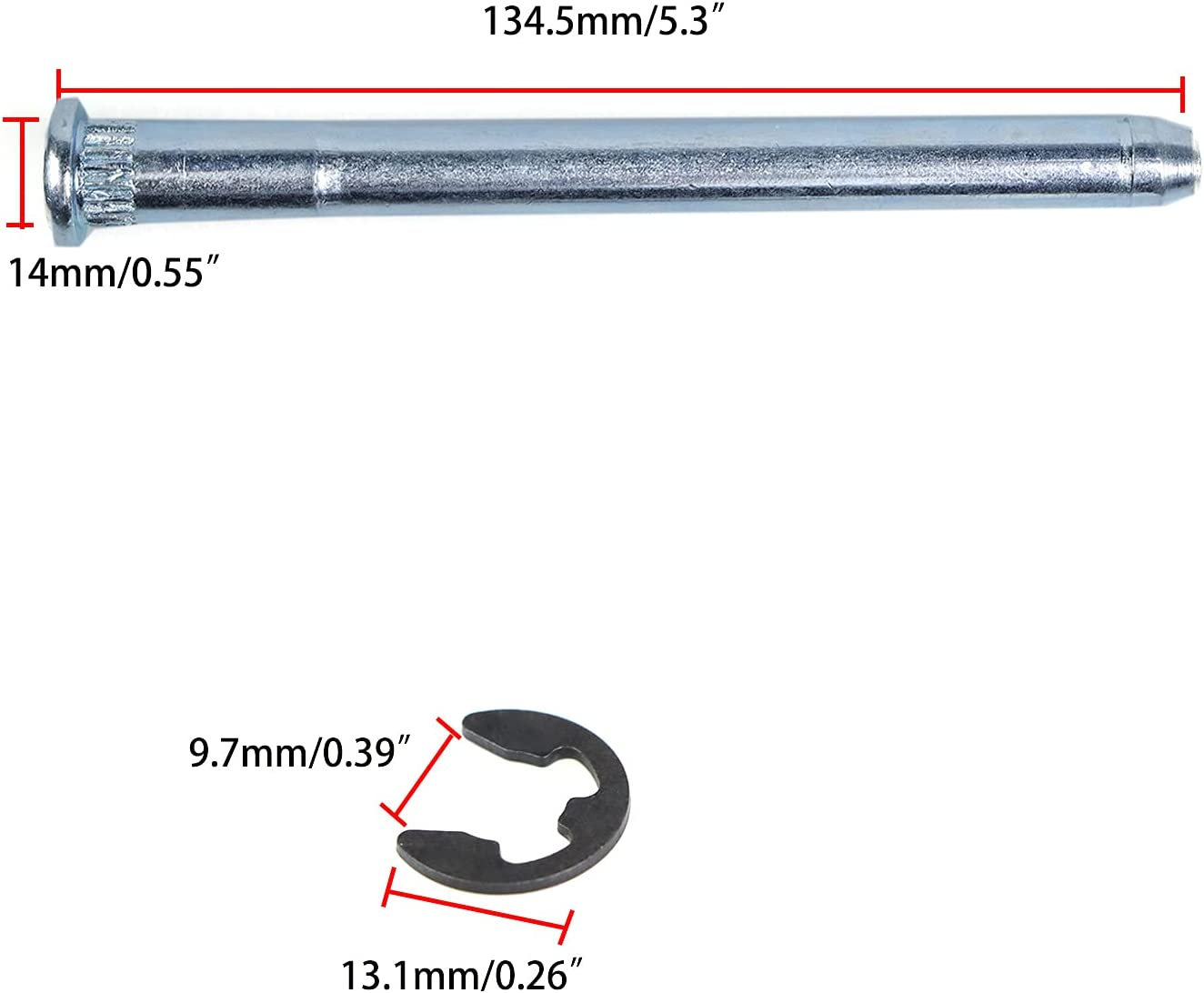 Door Hinge Pin and Bushing Repair Kits Compatible with 1988-2002 Chevy GMC C1500 C2500 K1500 K2500 K3500 Suburban Tahoe Jimmy Yukon (4 Pins 2 Door) 15685040 15562609