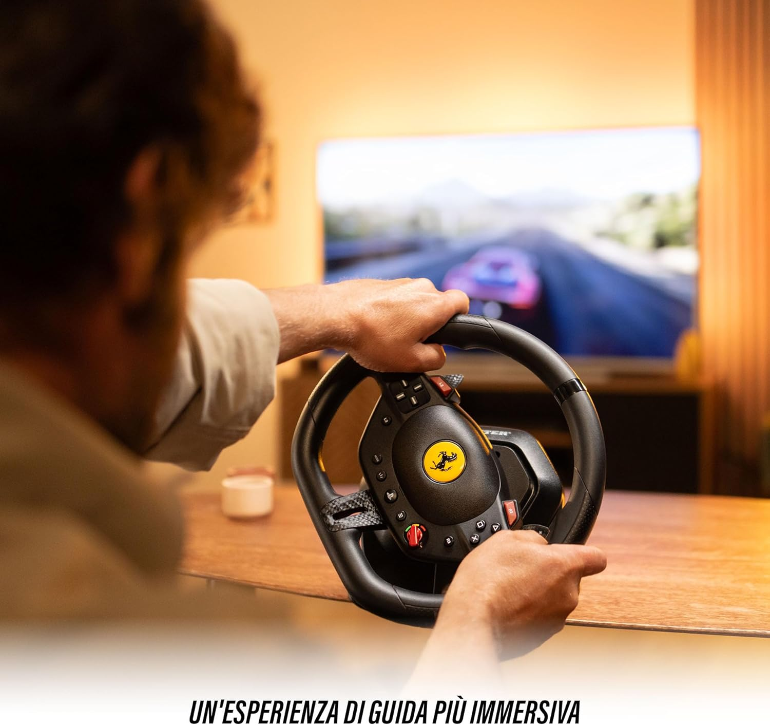 Thrustmaster T98 Ferrari 296 GTB, Racing Wheel for PS5, PS4, PC image number 5