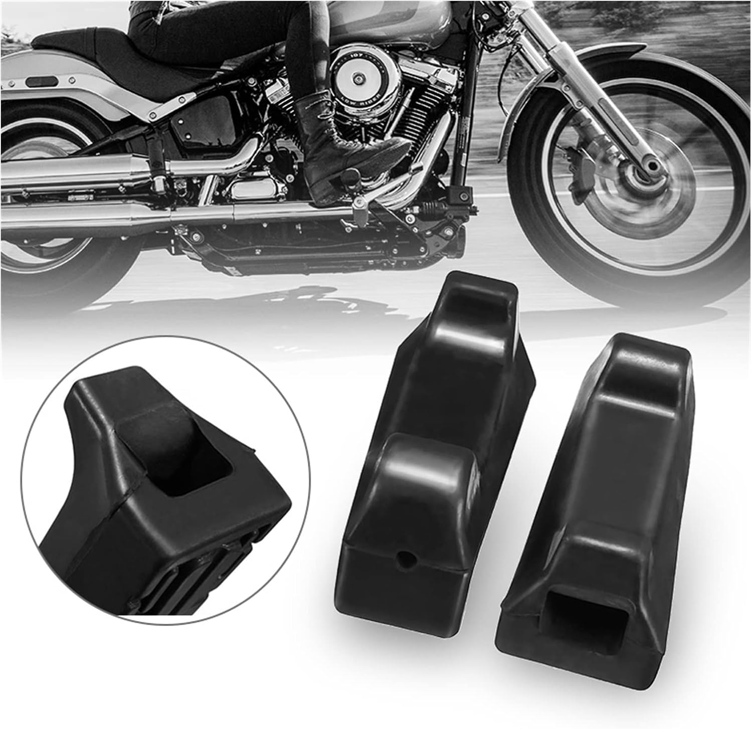 Motorcycle Rubber Front Footrest Foot Pegs for Yamaha for YBR125 YBR 125 All Years Motorcycle Accessories image number 3
