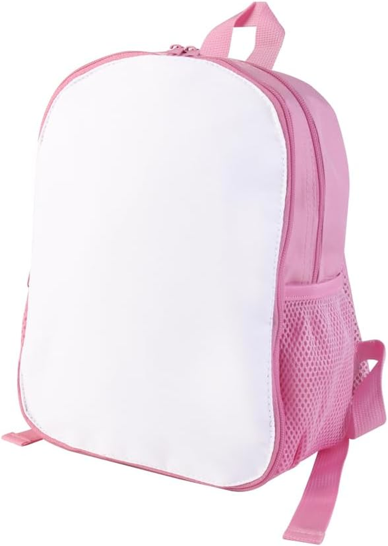 Dispalang Heat Transfer Sublimation Kids Backpack DIY Blank School Bag Small Bagpack for Printing Drawing for Kindergarten