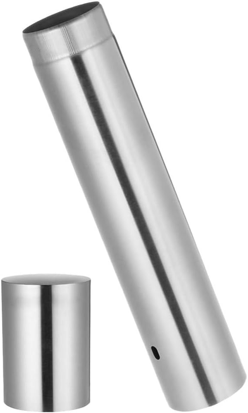 Veemoon Stainless Steel Certificate Tube, Birth Certificate Holder Tube Document Holder File Storage Ornaginzer Metal Storage Container Diploma Keepsakes Case for Diploma Poster Protector image number 6