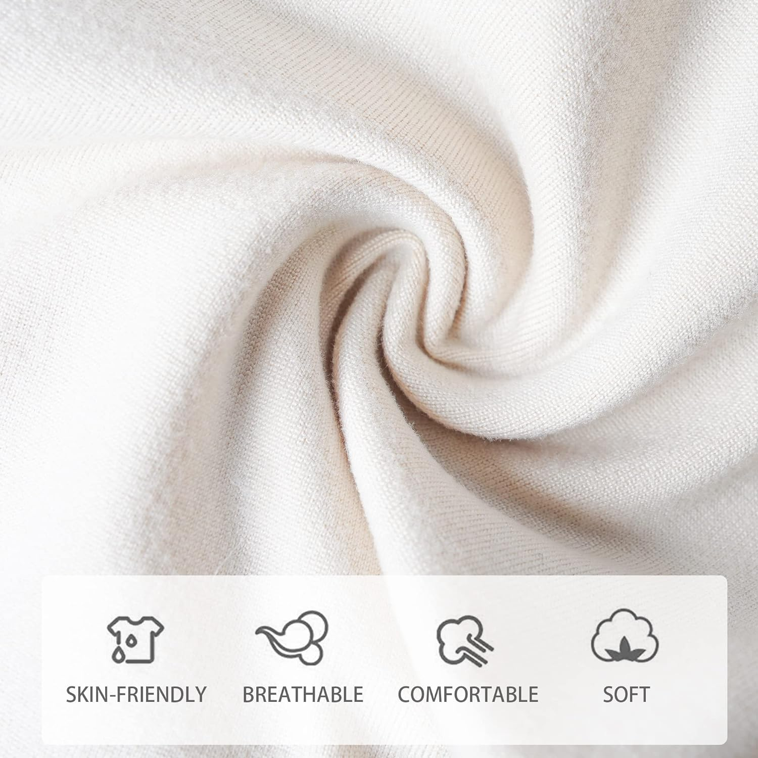 Konssy 8 Pack Baby Newborn Hats Set Knot Beanie Hats Soft for Infant Baby Girls Boys Caps 0-6 Months - Pink image number 2