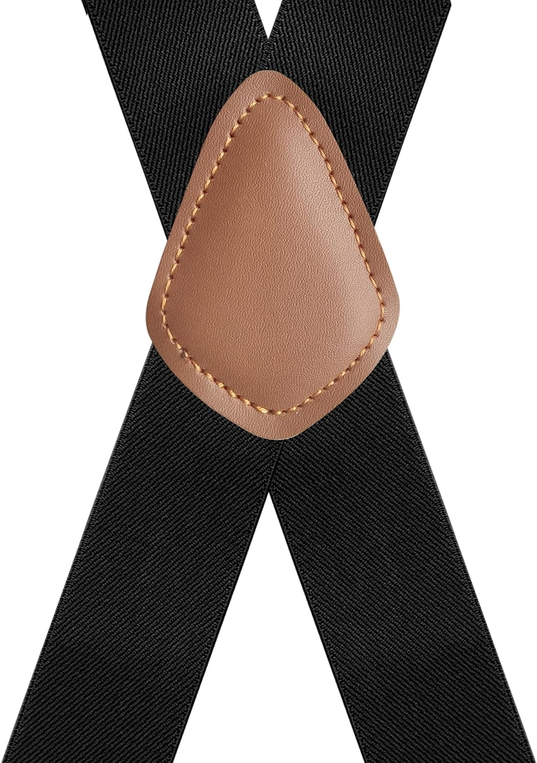 Wide Men'S Adjustable Elastic Suspenders - X-Shape and Y-Shape Clip-On Braces for Unisex Use image number 5