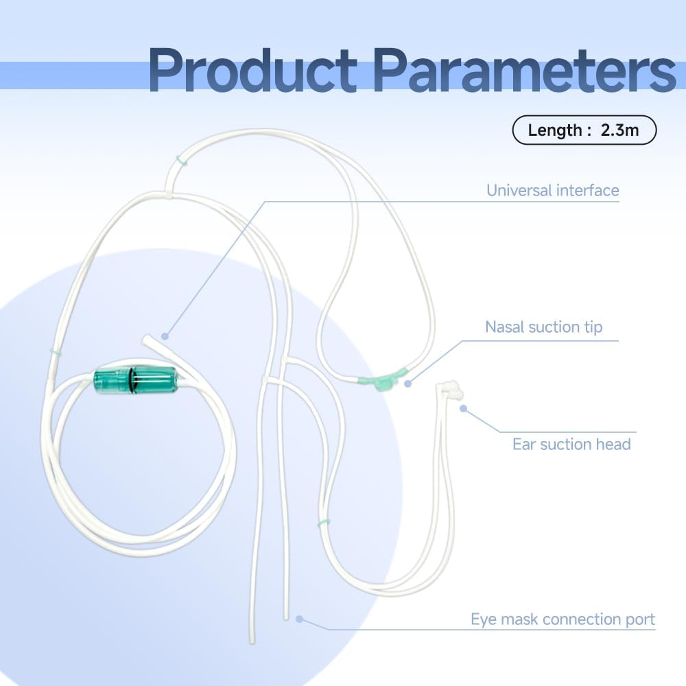 Unosuich Hydrogen Eye Glasses Hydrogen Eye Mask Patches Molecular H2 Gas Goggles Massager Protect Eyesight Hydrogen Eye Shield 3 in 1(Eye, Ear, Nose) image number 1
