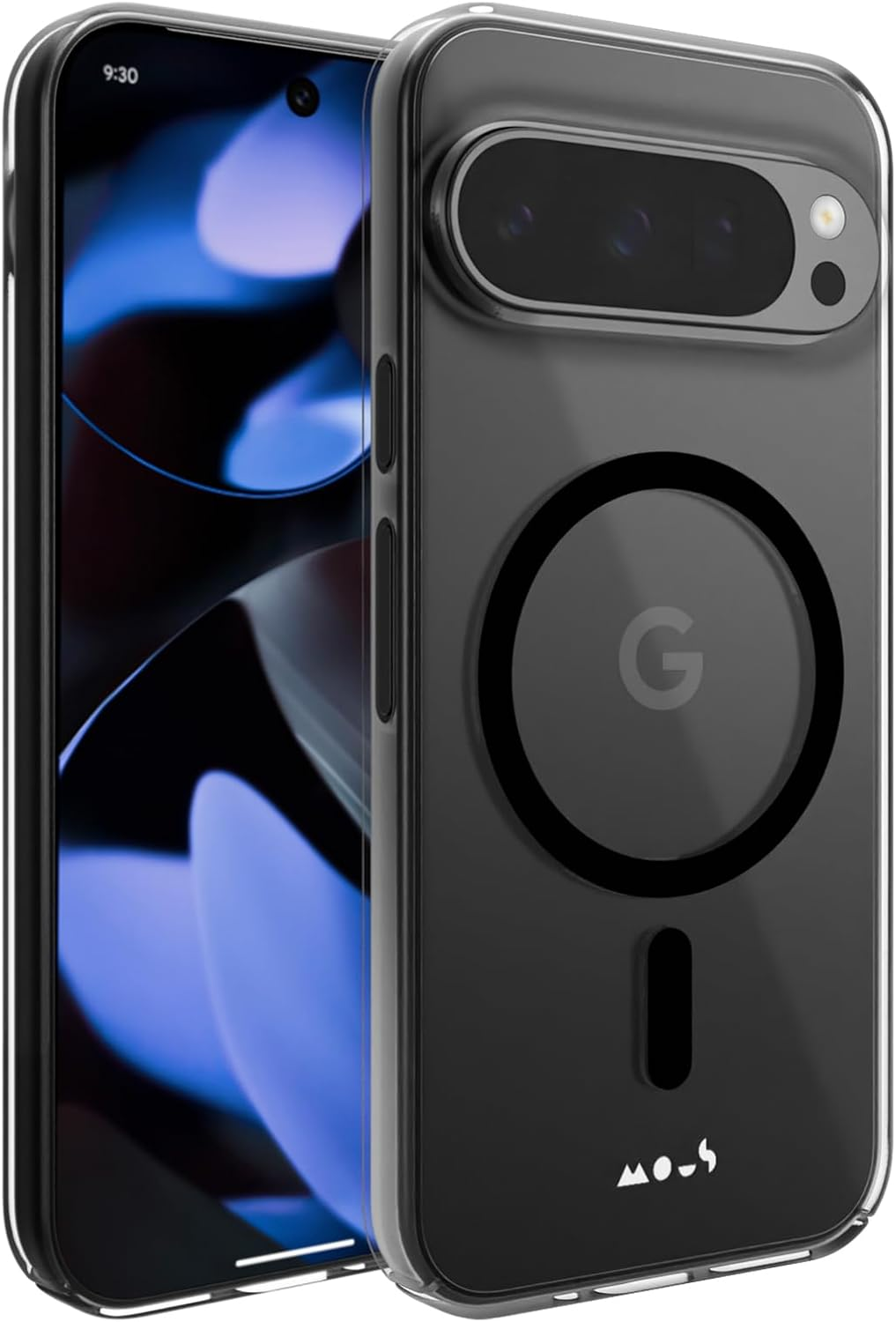 Mous for Google Pixel 9 Pro XL Case Magsafe Compatible - Super Thin - Magnetic Phone Cover - Black