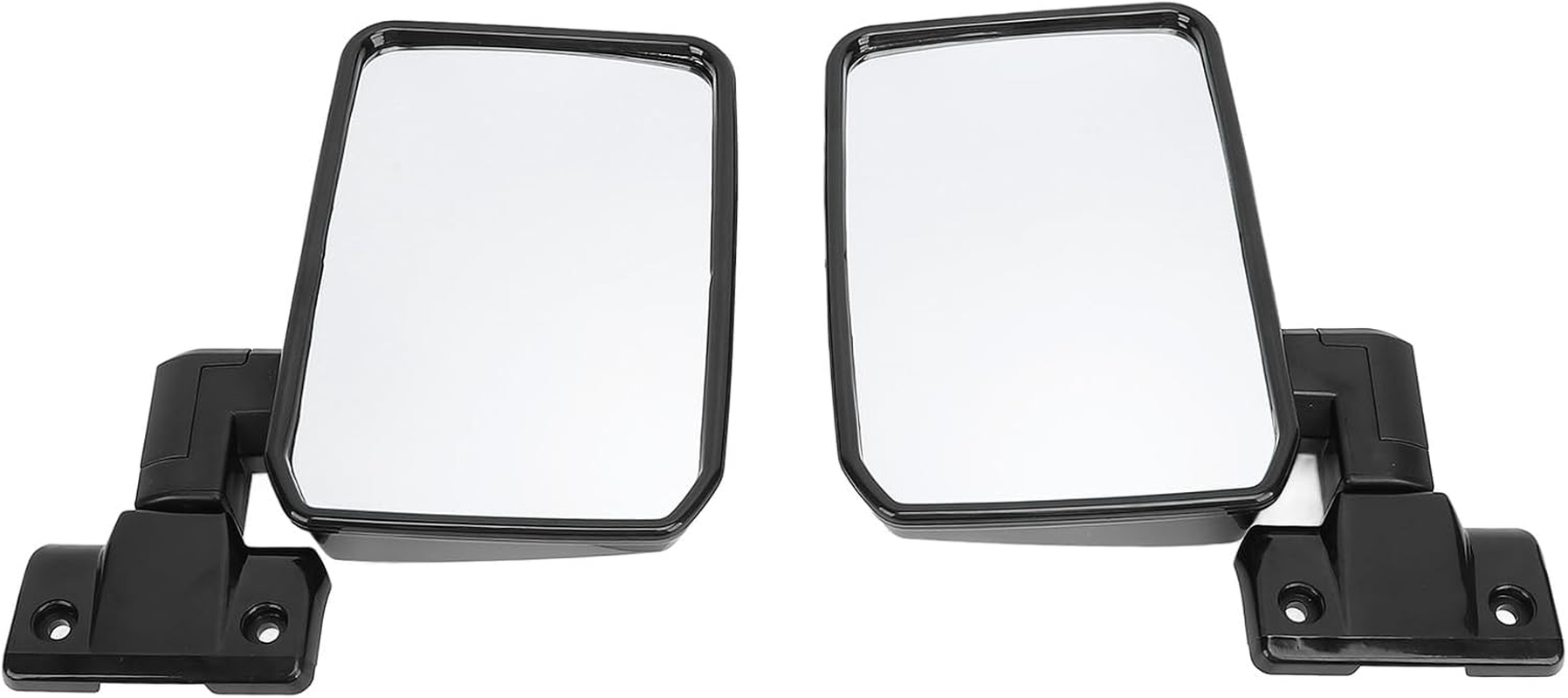 Side View Mirror Replacement, Driver and Passenger Side Door Mirror for Landcruiser 70 75 78 Series 1985‑2013, Driver & Passenger Side Mirror, Left Right Rearview Mirror (Long image number 1