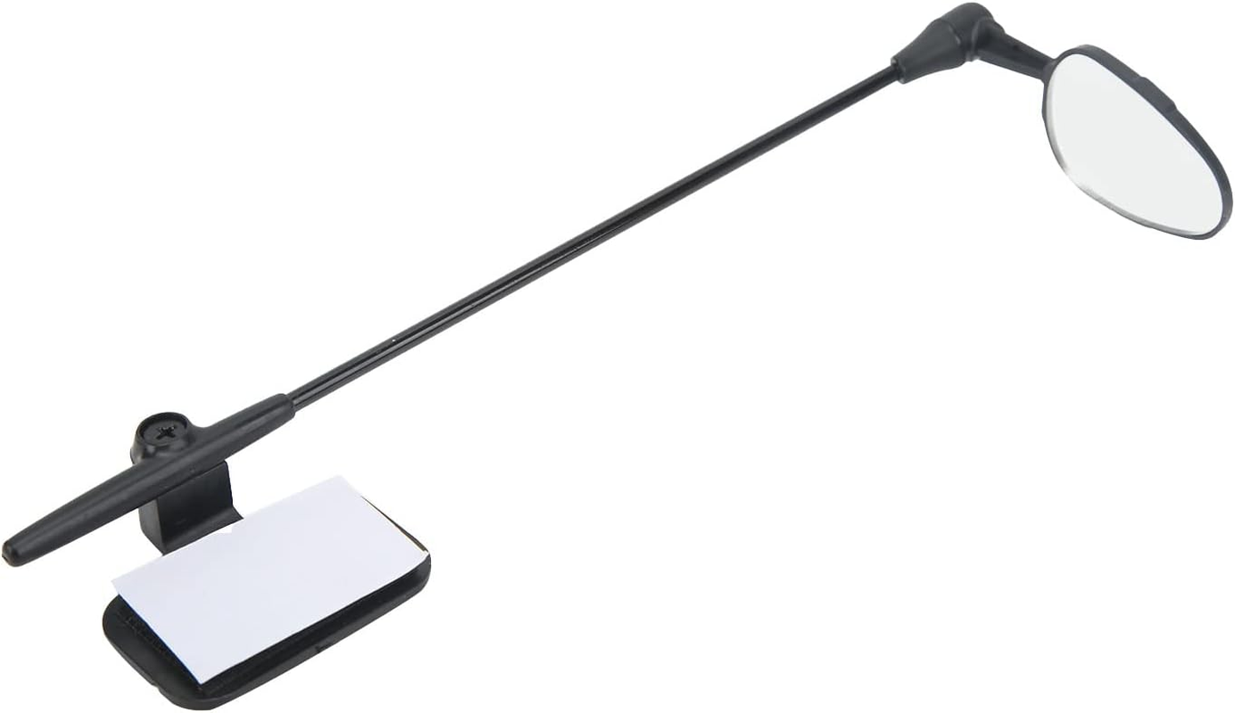 Safety Reflective 360 Degree Adjustment Bike Helmet Mirror Practical Nylon Buckles Cycling Helmet Rear View Mirror for M4000 Enthusiasts image number 3