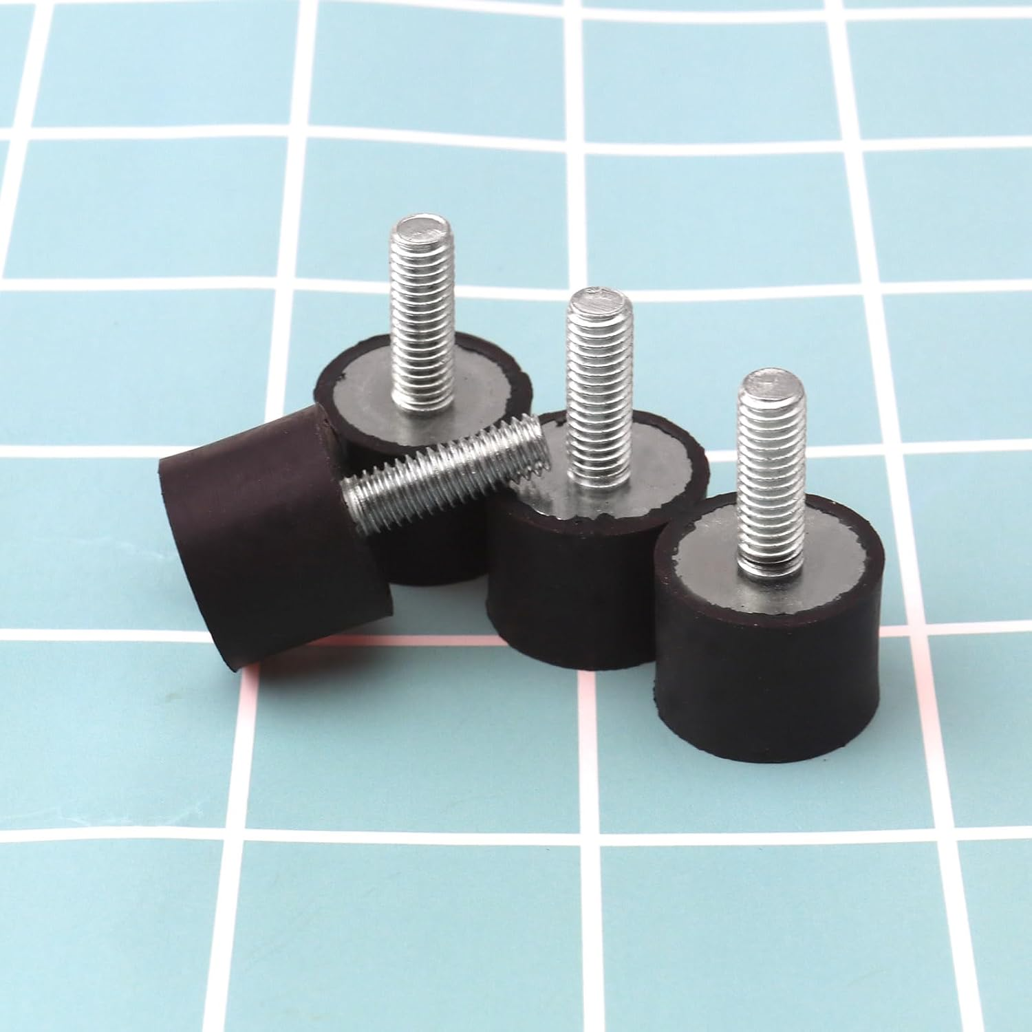 4Pcs M6 / M8 Rubber Shock anti Vibration Isolator Mounts Bobbin Thread Screw image number 3