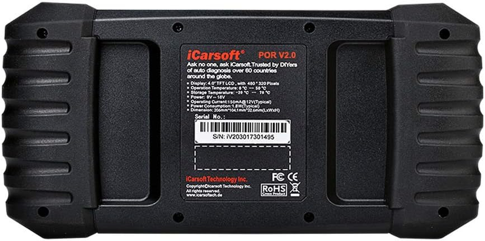 Icarsoft POR V2.0 Diagnostic Code Scanner Tool for Porsche/Cayenne OBD2 Car