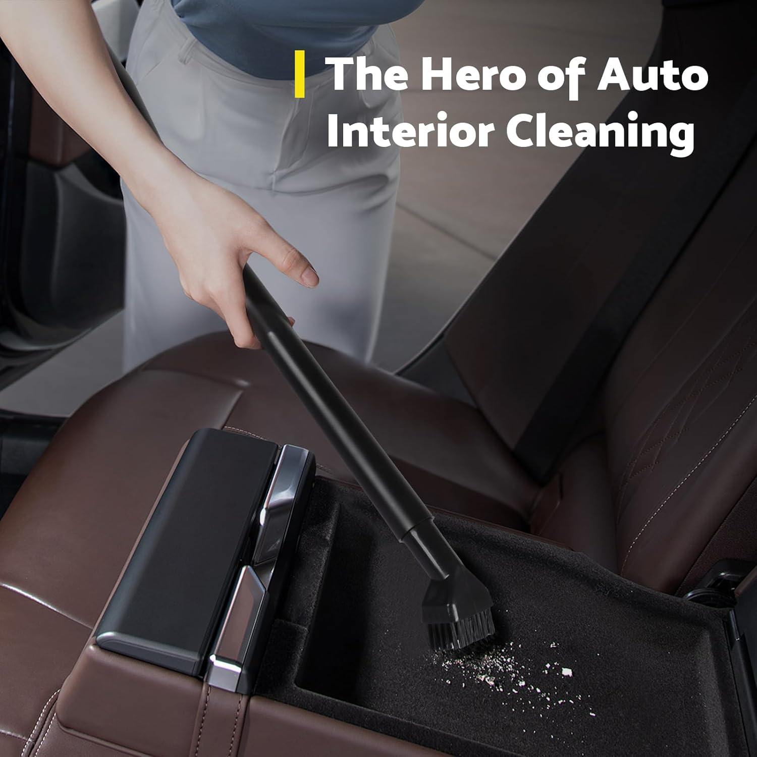 ADVWIN Wet/Dry Vacuum Cleaner, 18L 1000W with High-Energy Filter System Waterproof Body for Workshops, Car Washes, Homes, Yards, Garden