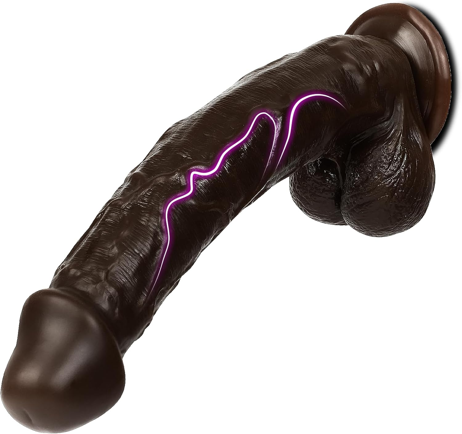 Realistic Dildos, Big Dildos with Strong Suction Cup for Hand-Free Play Vagina G-Spot Anal Simulate, Adult Sexy Toy for Men Women Female Couples image number 6