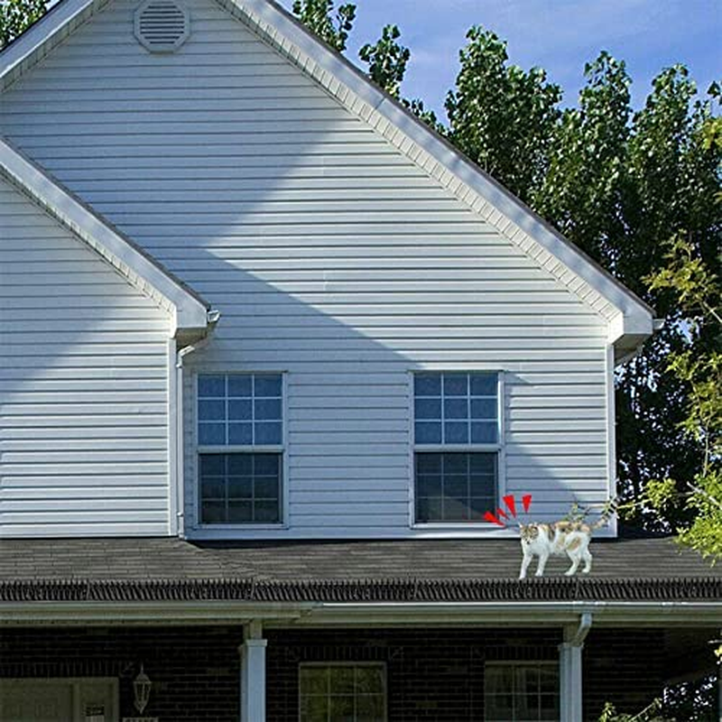 12Pc Bird Spikes Human Cat Possum Mouse Pest Control Spiked Fence Wall image number 2