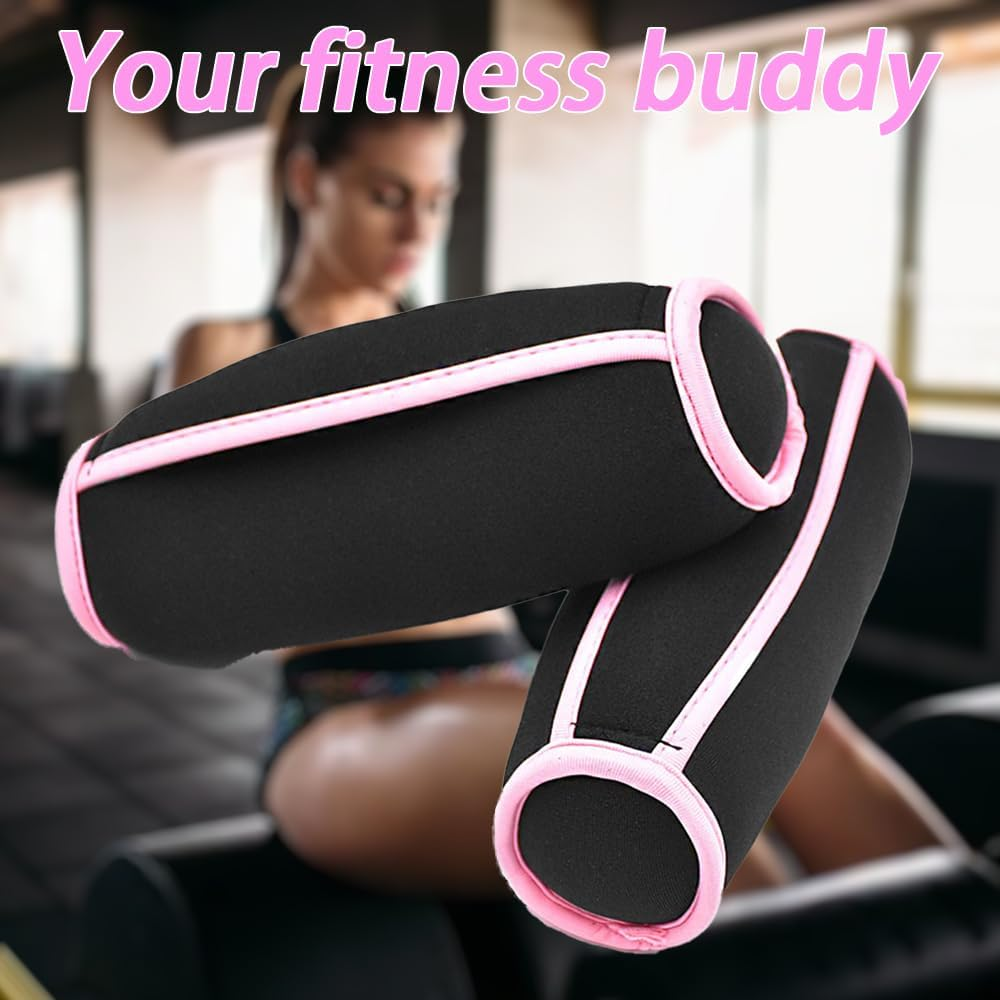 2Pcs Soft Dumbbell Hand Weights,Sandbag Dumbbell,Detachable Walking Weight,Strength Training Equipment,Soft Dumbbell with Hand Strap,For Workout Running, Jogging image number 5