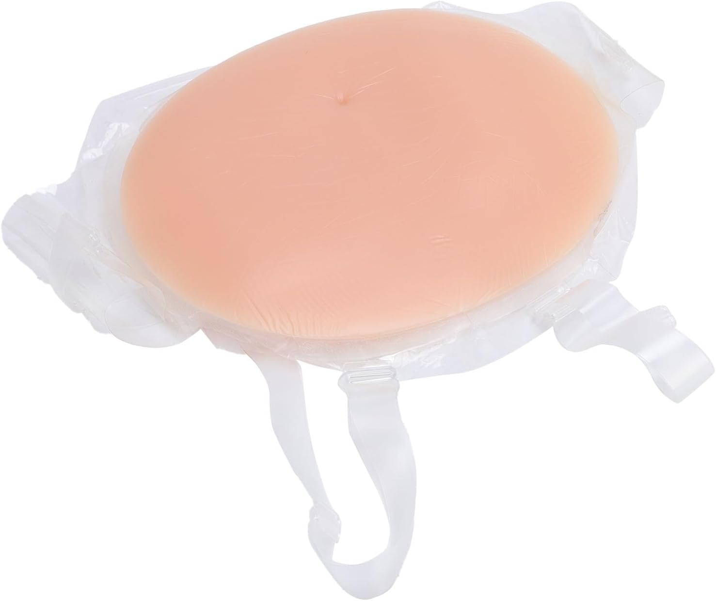 Fake Pregnant Belly, Silicone Fake Pregnancy Belly with Adjustable Strap, Artificial Prosthetic Baby Bump Costume, Tummy Photography Actor Performance Prop, Baby image number 5