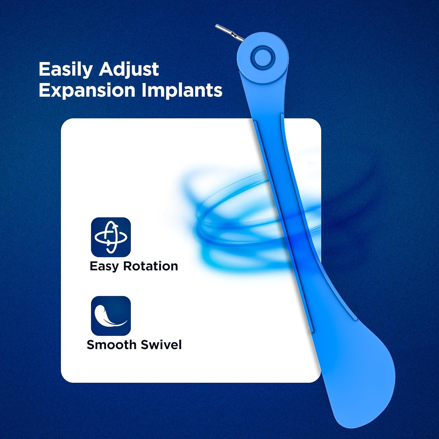 Galvanox Dental Orthodontic Expansion Swivel Key Tool for Palatal Expanders (3 Pack) image number 1