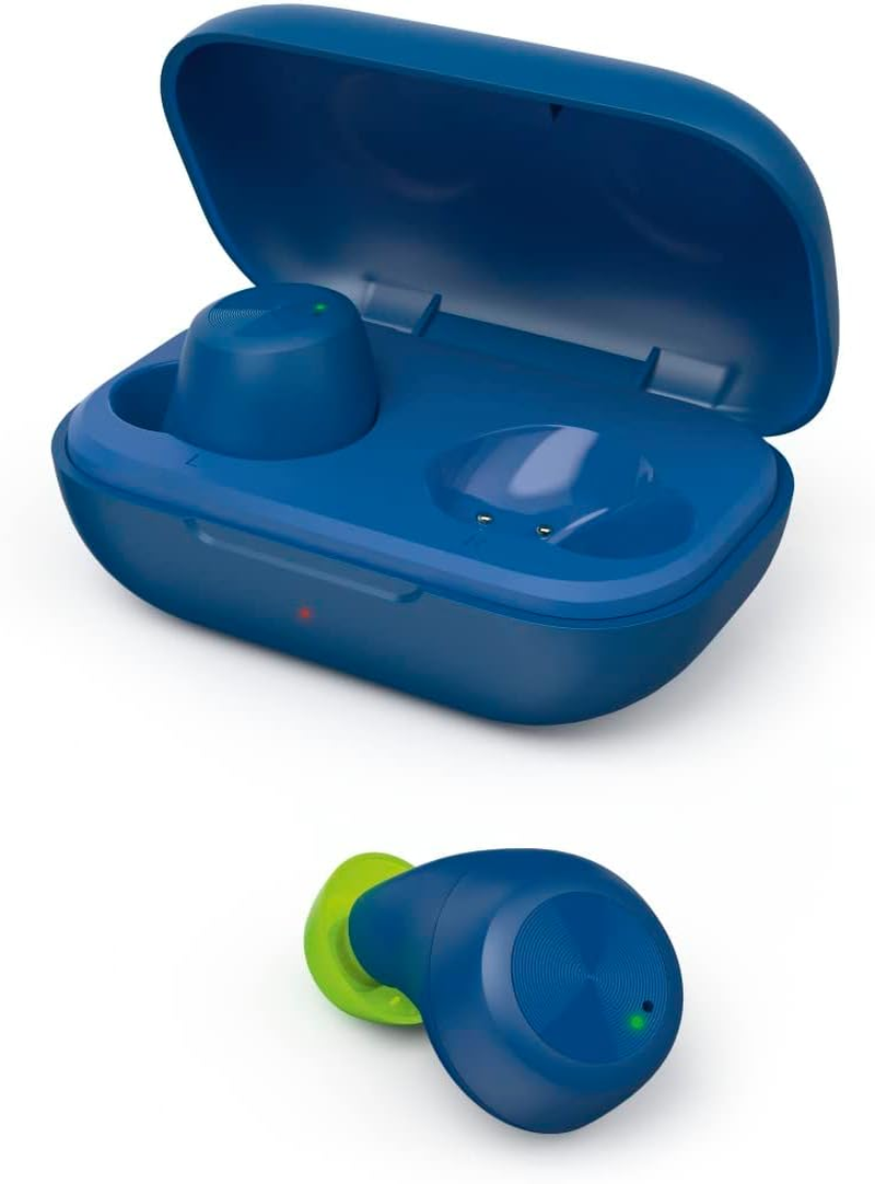 Hama Spirit Chop IPX4 Bluetooth Headphones (True Wireless In-Ear Headphones Green, Wireless Headphones In-Ear Wireless with USB C Charging Box) Mint Green Light Green