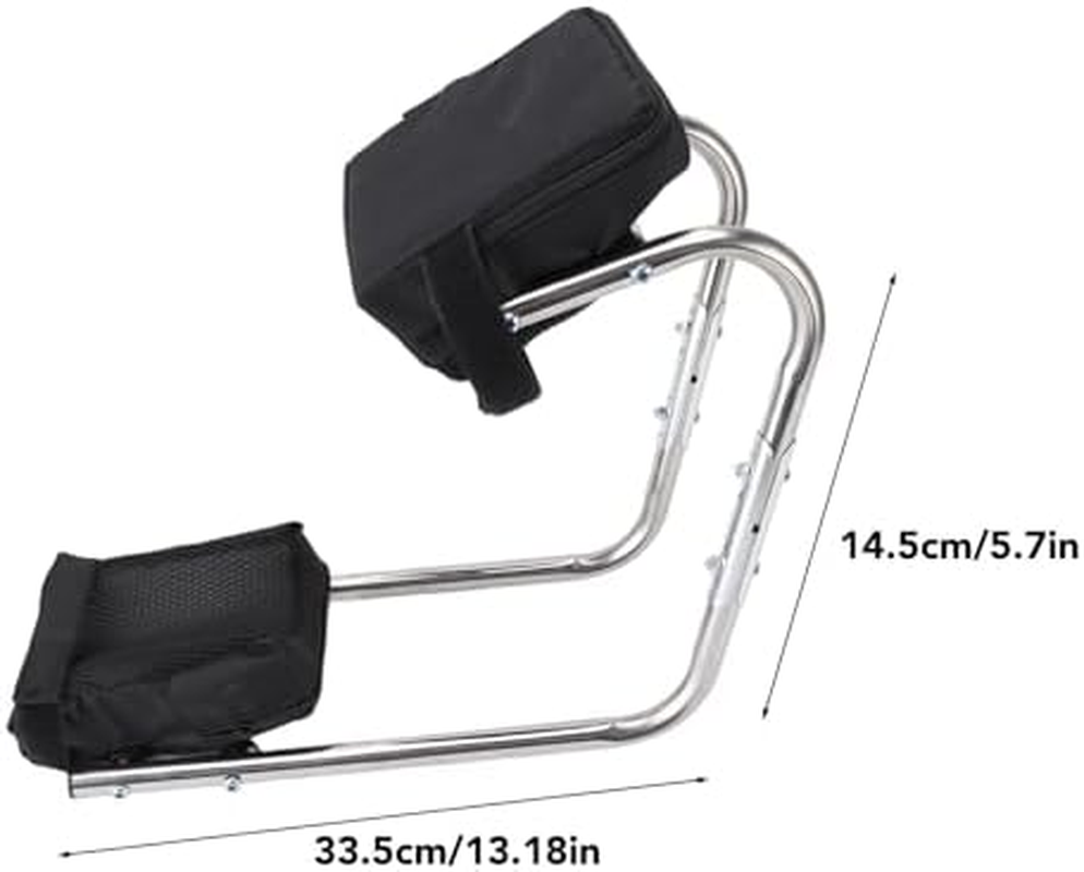 Garden Seat and Kneeler, Stainless Steel Folding Knee Seat Gardening Tool Ergonomic Ankle Support Multifunctional Knee Seat Leg Brace, Gardening Gifts for Parents and Loved Ones image number 2