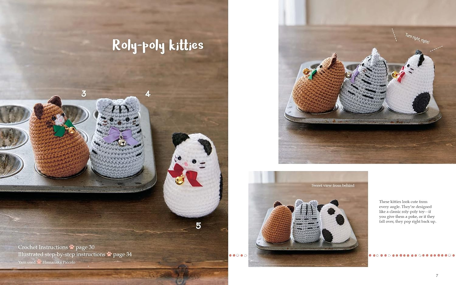 Amigurumi Cats: Crochet Sweet Kitties the Japanese Way (24 Projects of Cats to Crochet) image number 3