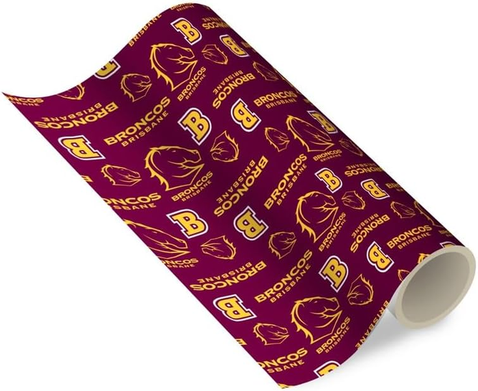 Brisbane Broncos NRL GIFT WRAP