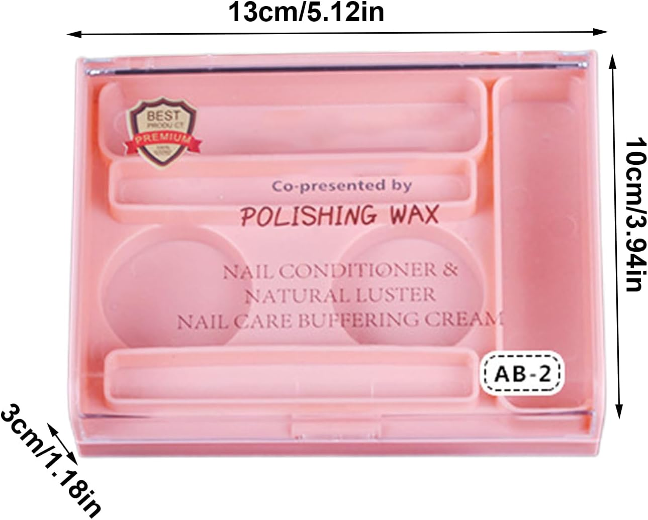 Rrlihjgu Professional Manicure Set - Nail Plate Care,Strengthener Professional Versatile Tools for Girls Women Home Adults Travel Beauty Fashion Restore