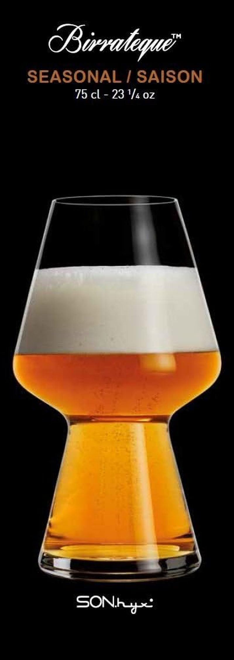 Luigi Bormioli P988 Birrateque Seasonal Glass 2-Pieces, 750 Ml Capacity, Clear image number 2