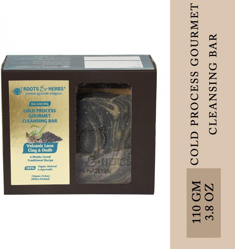 ROOTS and HERBS Ayurvedic Bar Soap Natural Treatment 100% Vegan No Paraben No Sls No Sulphate Luscious Murumuru Butter, Cinnamon and Blood Orange (Cold Process Gourmet Cleansing Body) Soap image number 3