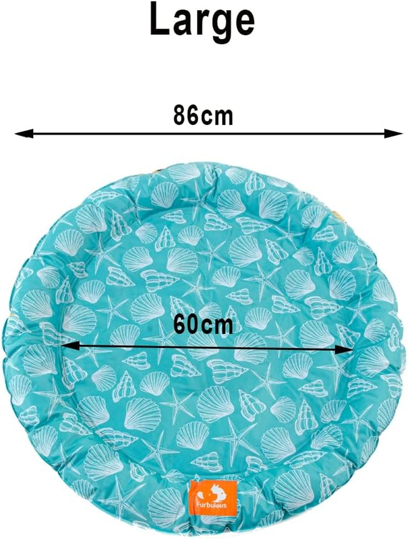 Premium Pet Cooling Mat with Thick Cooling Gel and Supportive Edges - Self-Cooling for Dogs, Cats,Comfortable and Refreshing Bed for Hot Summer Days,Non-Toxic and Durable - Green 86Cm image number 2