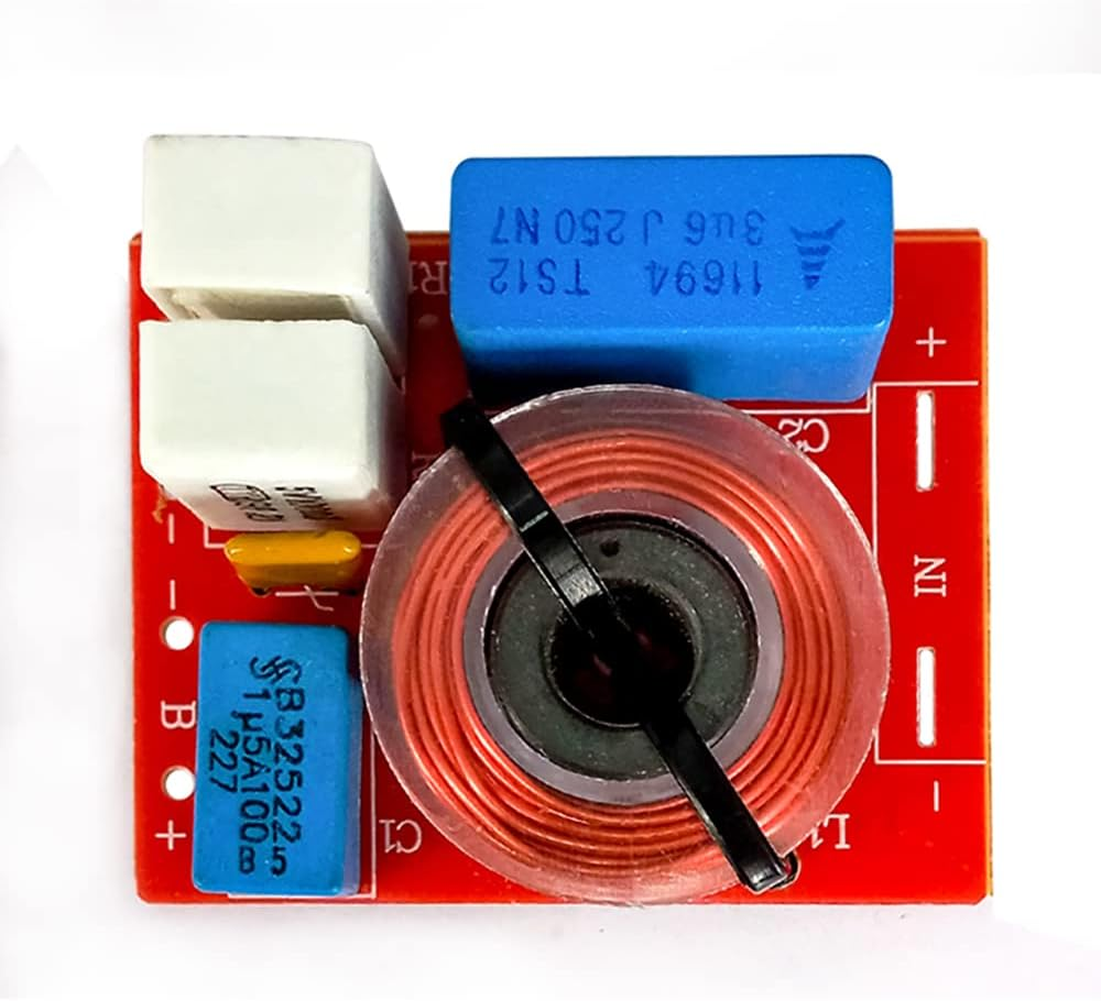 JINGERL 2Way 80W Hifi Stereo Speaker Treble+Bass Crossover 4-8Ohm Professional Audio Speaker Frequency Divider 2Pcs