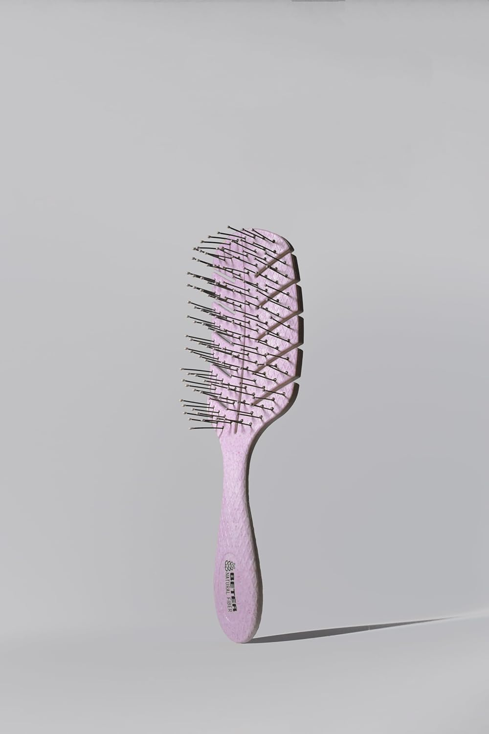 Beter - Natural Skeleton Hair Brush Made of Wheat Fibres, Pull Free Detangling Brush against Hair Breakage, Gentle and Tug-Free Combing, for All Hair Types image number 1