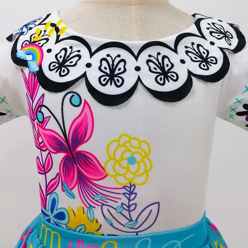 Dressy Daisy Mirabel Isabella Toddler Kids Girls Fancy Dress up Halloween Costume Birthday Party Outfit Size 2 to 10 image number 7