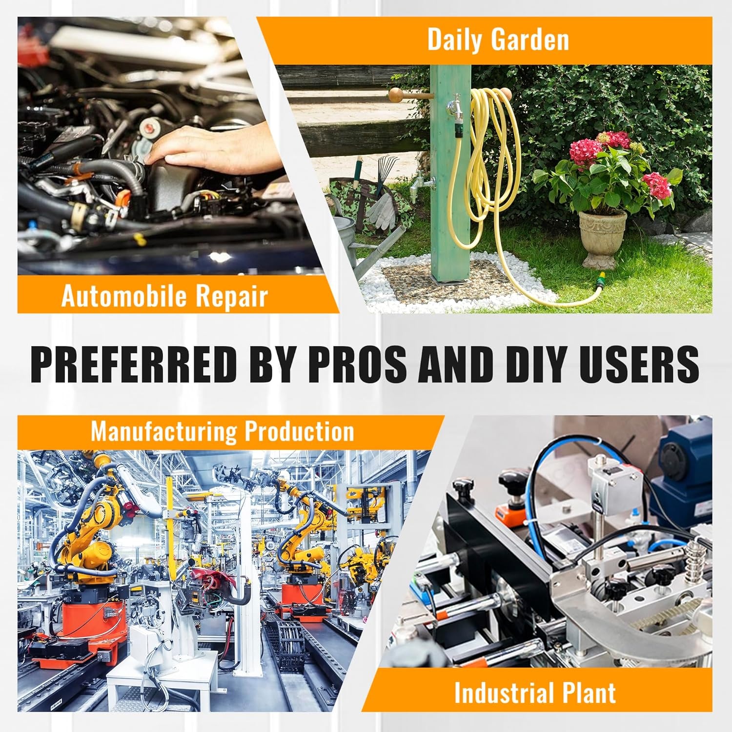 Ailbiuko 53 PCS DOT Brass Compression Air Brake Nylon Tubing Fittings,Straight Union Fitting Assortment Kit 1/4" 1/8" 3/8" 1/2" 5/8" for Truck or Industrial Air System image number 3