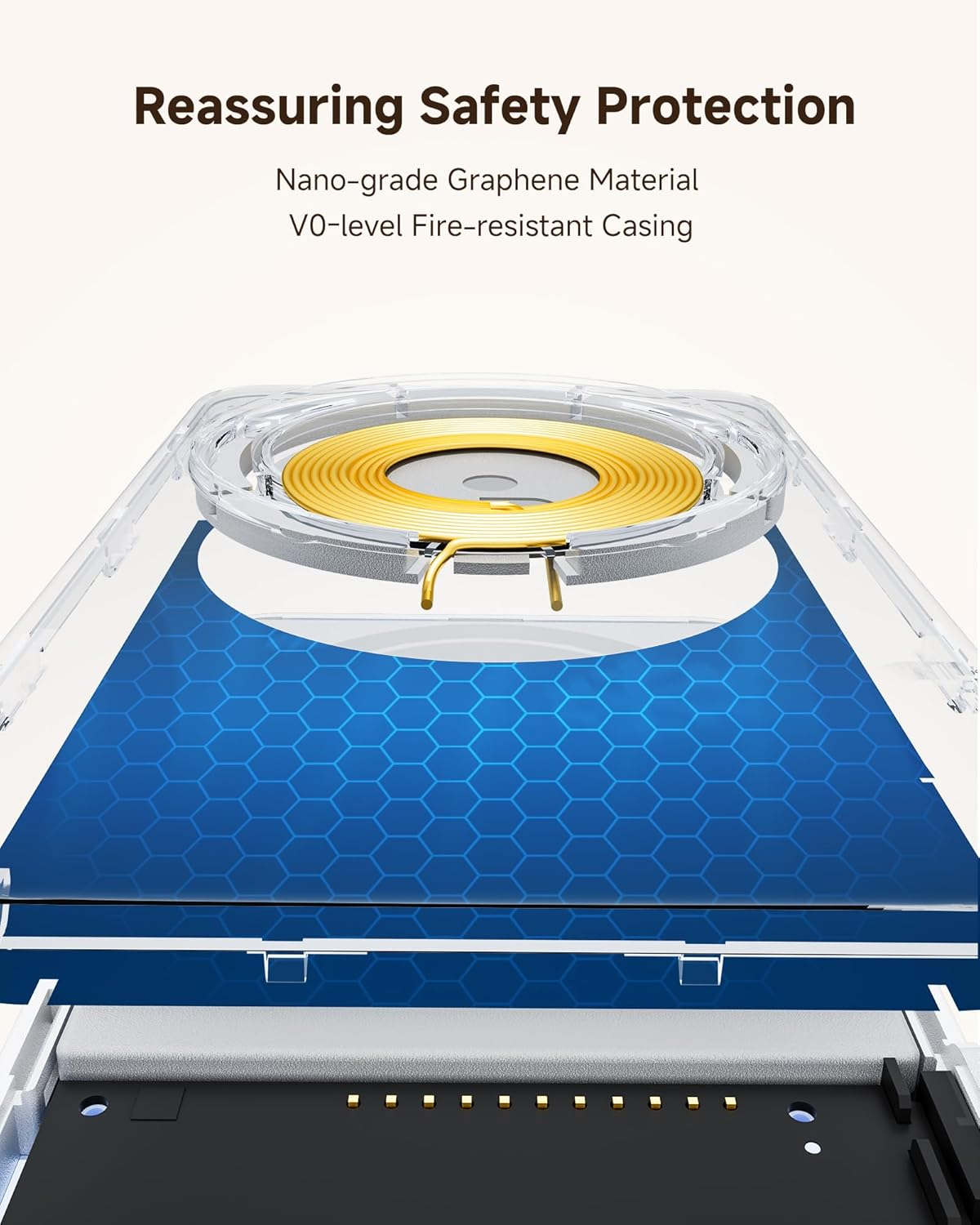 Swanscout Magnetic Wireless Charger, 3 in 1 Charging Station for Iphone Air/17/16/15/14/13/12 Series, 5000Mah Power Bank Compatible with Magsafe, Stand for Apple Watch/Airpods, 304M image number 6