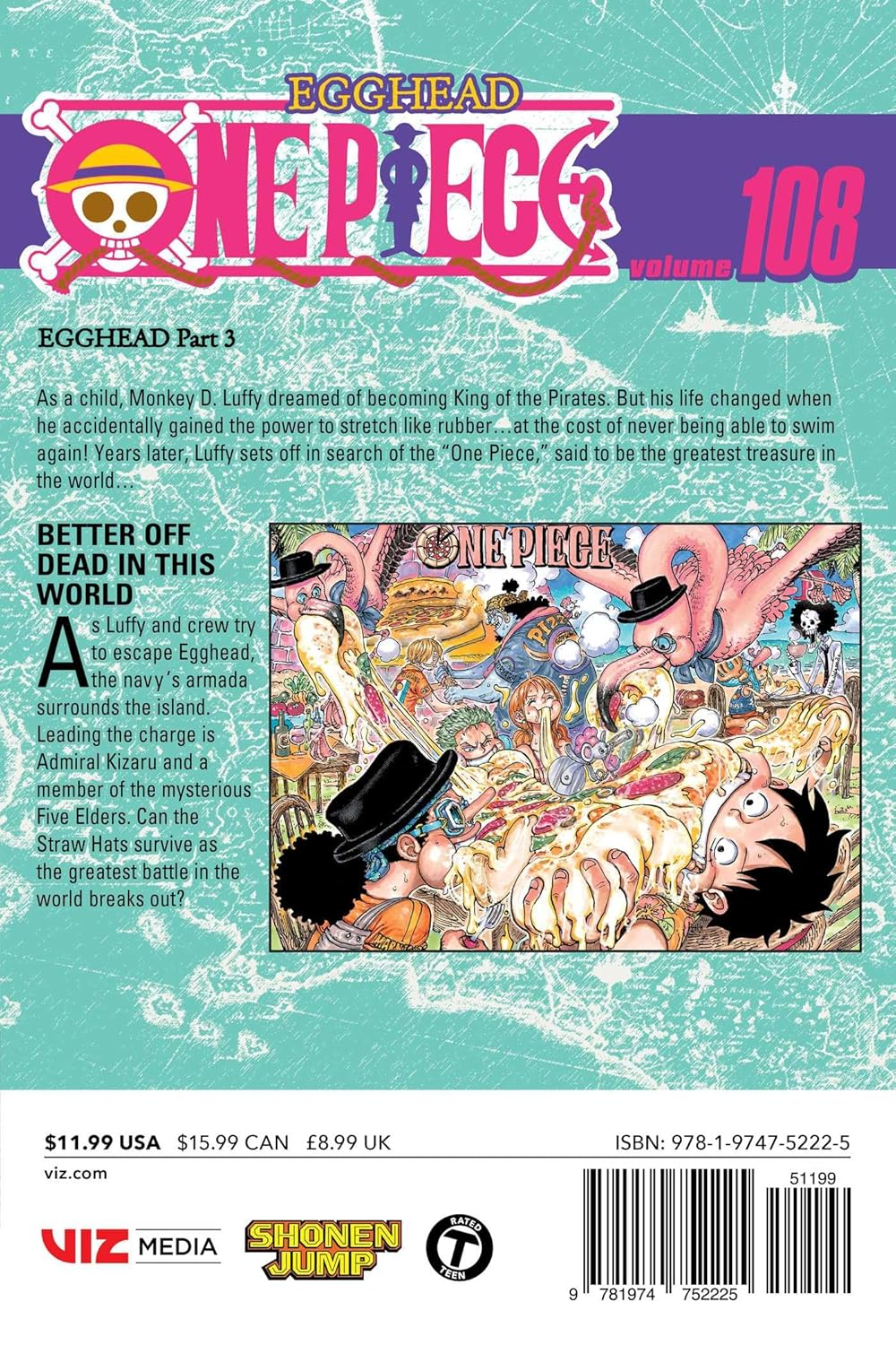 One Piece, Vol. 108 (Volume 108) image number 1