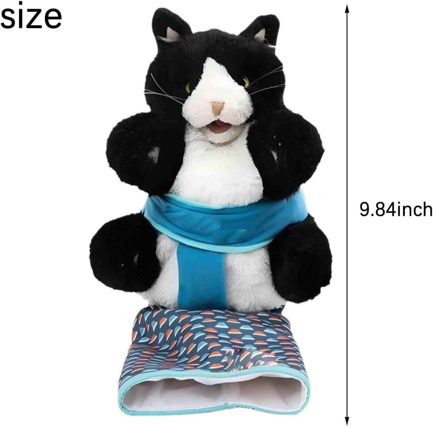 Cats Puppet Wrestler,Cat Puppet Wrestler,Cat Sumo Wrestler Puppet,Cat Wrestler Puppet,Cat Wrestling Toy Puppet,Interactive Hand Puppet with Tough Padding for Safe Play (1Pcs) image number 1