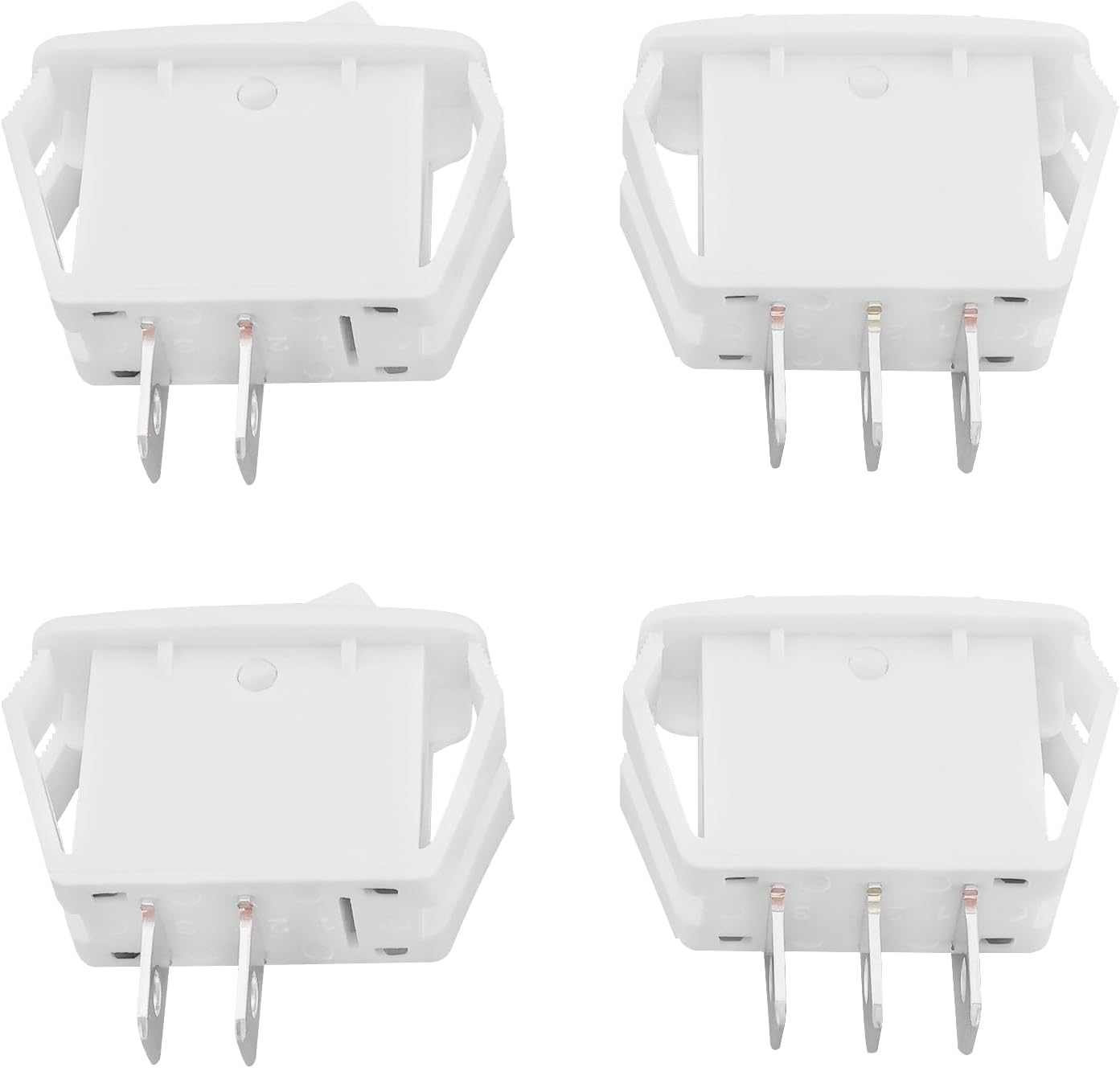 4PCS Range Hood Rocker Switch 2-Pin Light Switch 3-Pin Fan Switch Compatible with Broan image number 2
