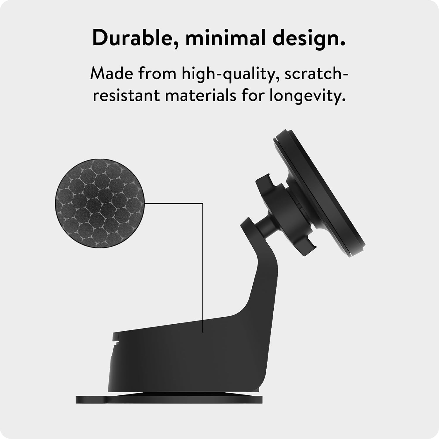Mous - Magsafe and Pixelsnap Compatible Car Mount Phone Stand - Suction Mount for Iphone 12/13/14/15/16/17 Series with Magsafe Cases image number 1