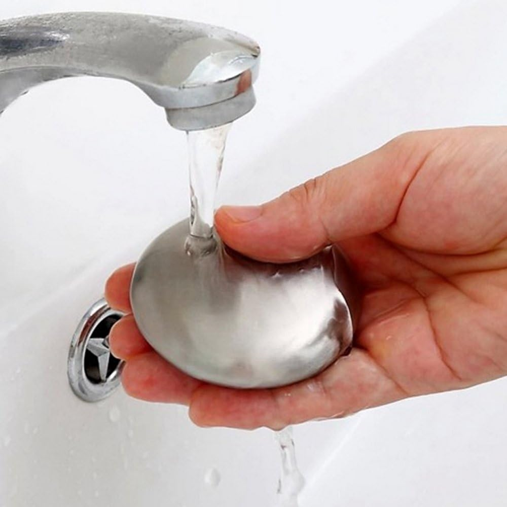 TRIXES Stainless Steel Kitchen Soap Odour Eliminating Bar image number 1