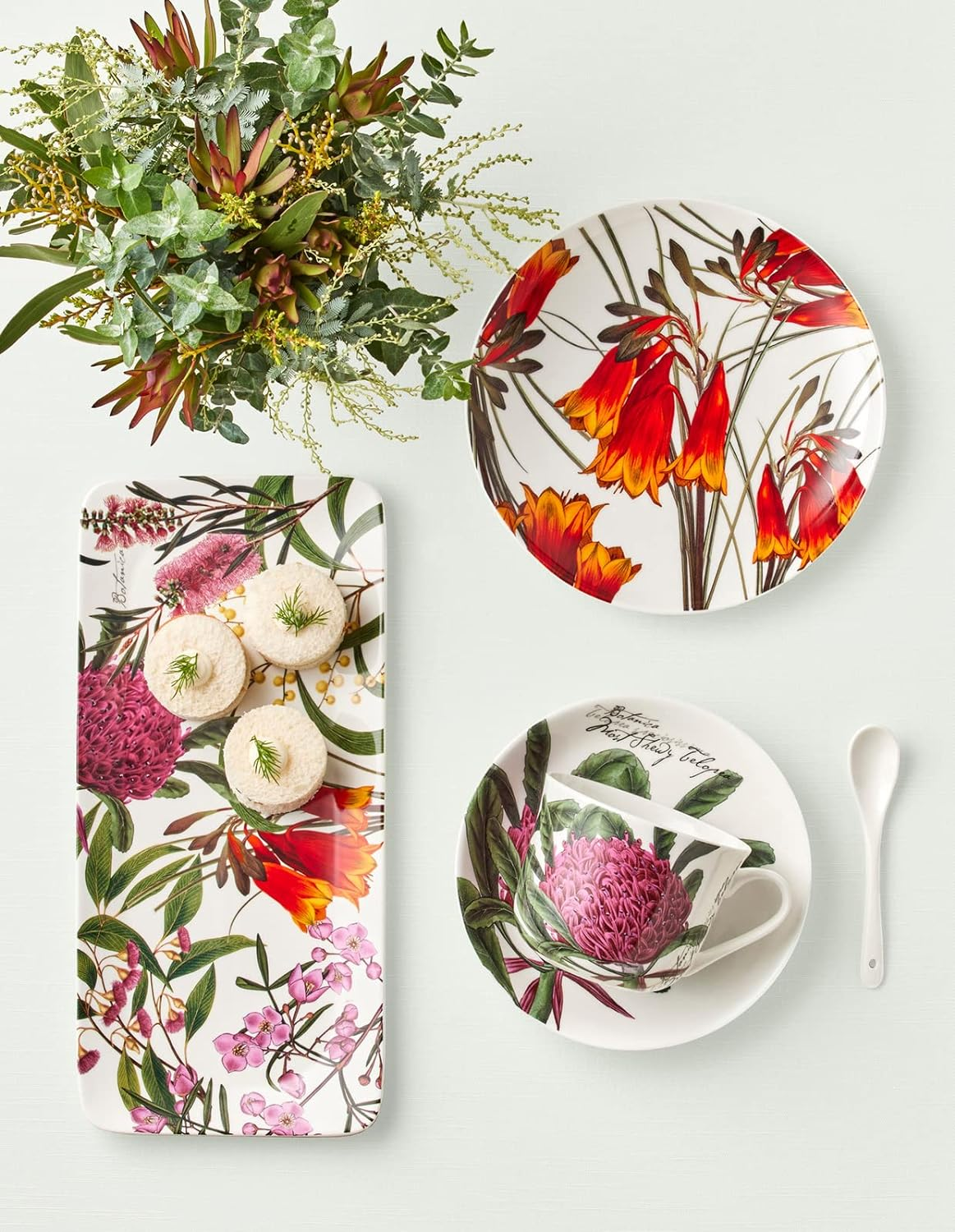 Maxwell & Williams Royal Botanic Gardens Australian Botanics 3 Tiered Cake Stand Gift Boxed image number 2